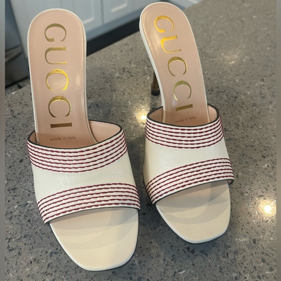 Gucci bamboo heeled mules - Picture 2 of 7